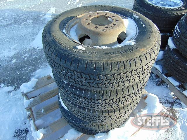 (4) 10-Hole steel rims with 225-85R16 tires,_0.JPG